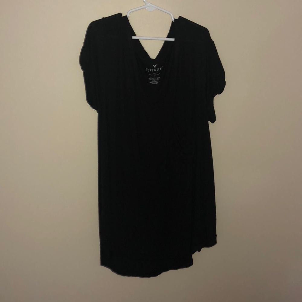 American Eagle Outfitters Soft & Sexy Black Tee